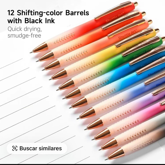 Colorful Gradient Pen Set - Picture 3 of 6